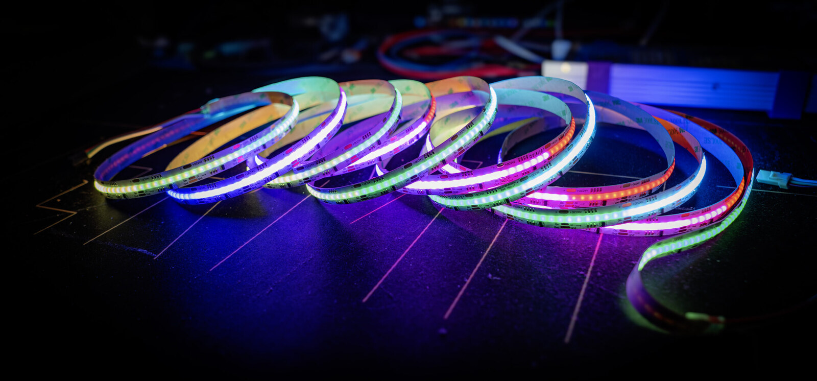Adressierbare RGB-LED-Streifen für 5V, 12V und 24V