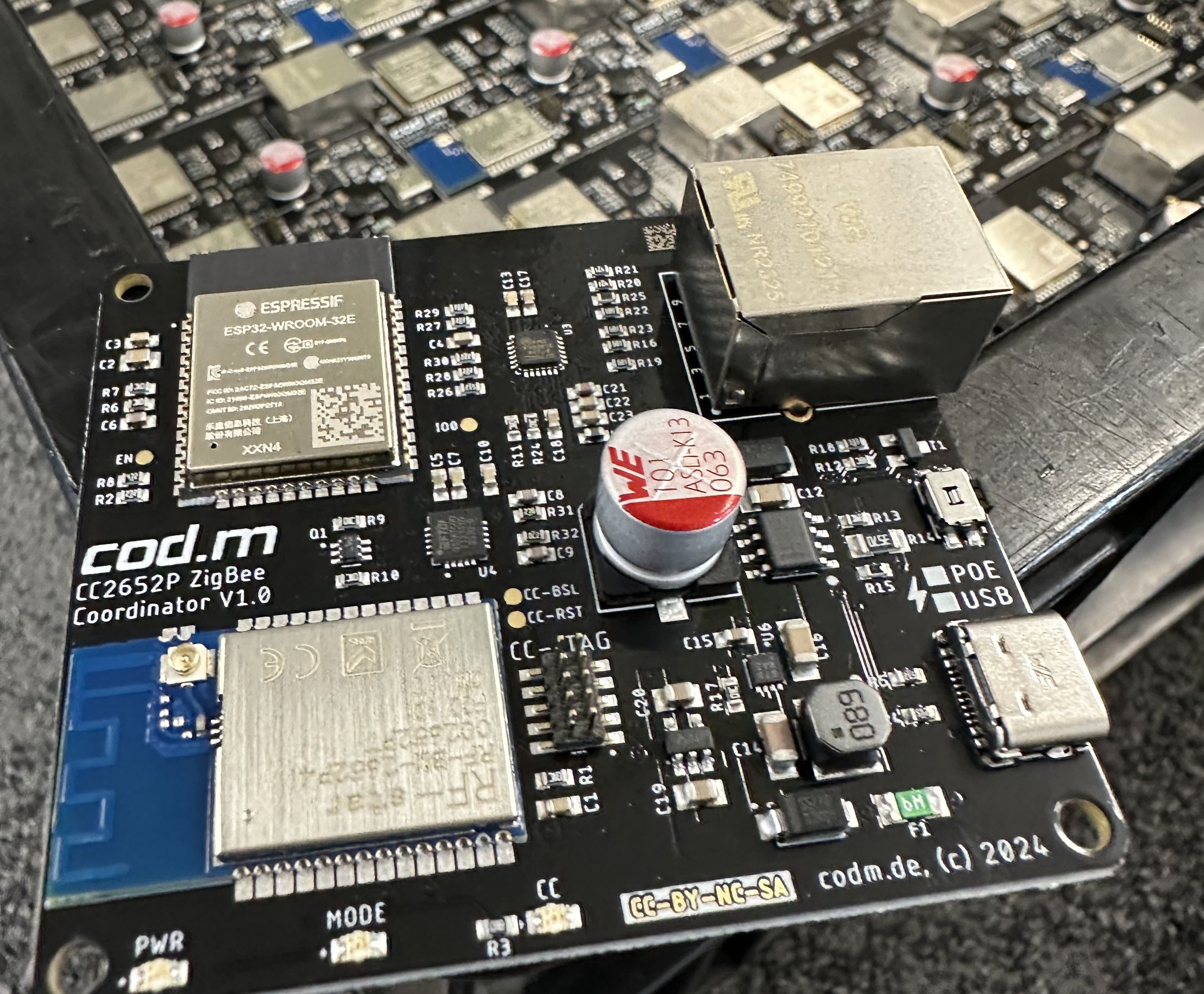 Von cod.m entwickelte und gefertigte Elektronikplatinen